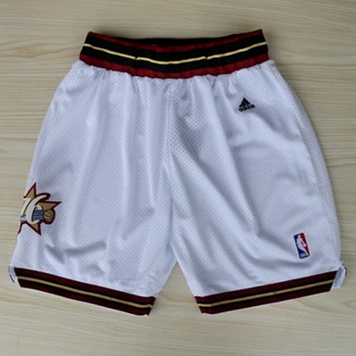 pantaloncini corti uomo basket nba philadelphia 76ers soul bianca