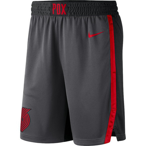 pantaloncini corti uomo basket nba portland trail blazers 2018-2019 nero