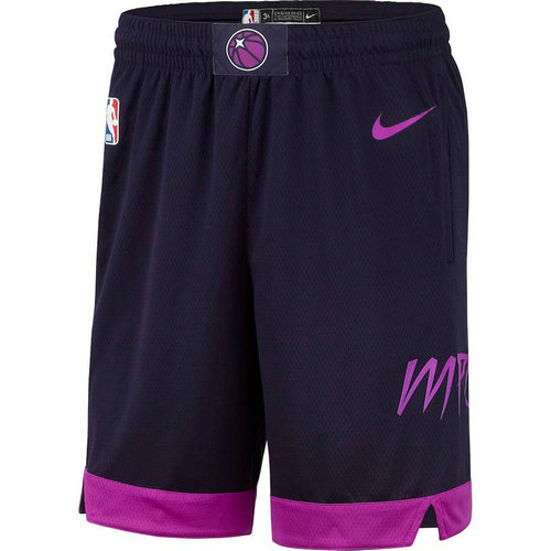 pantaloncini corti uomo basket nba minnesota timberwolves porpora