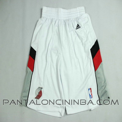 pantaloncini corti uomo basket nba portland trail blazers bianca