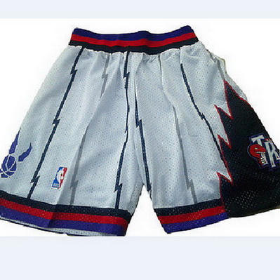 pantaloncini corti uomo basket nba toronto raptors retro bianca