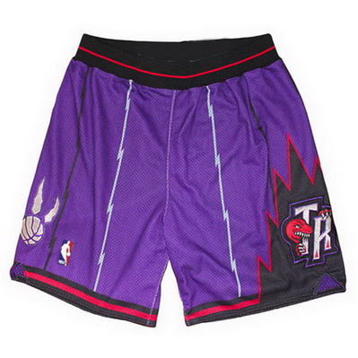 pantaloncini corti uomo basket nba toronto raptors retro porpora