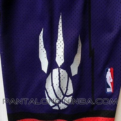 pantaloncini corti uomo basket nba toronto raptors retro porpora
