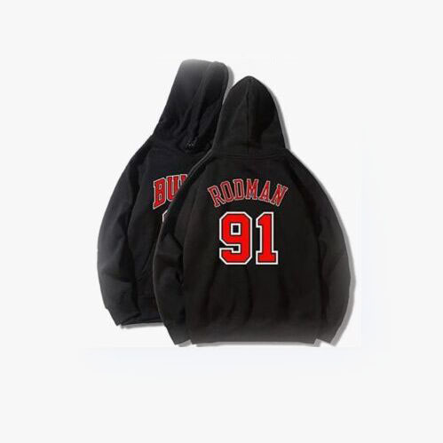 plush basket Dennis Rodman 91 chicago bulls nero