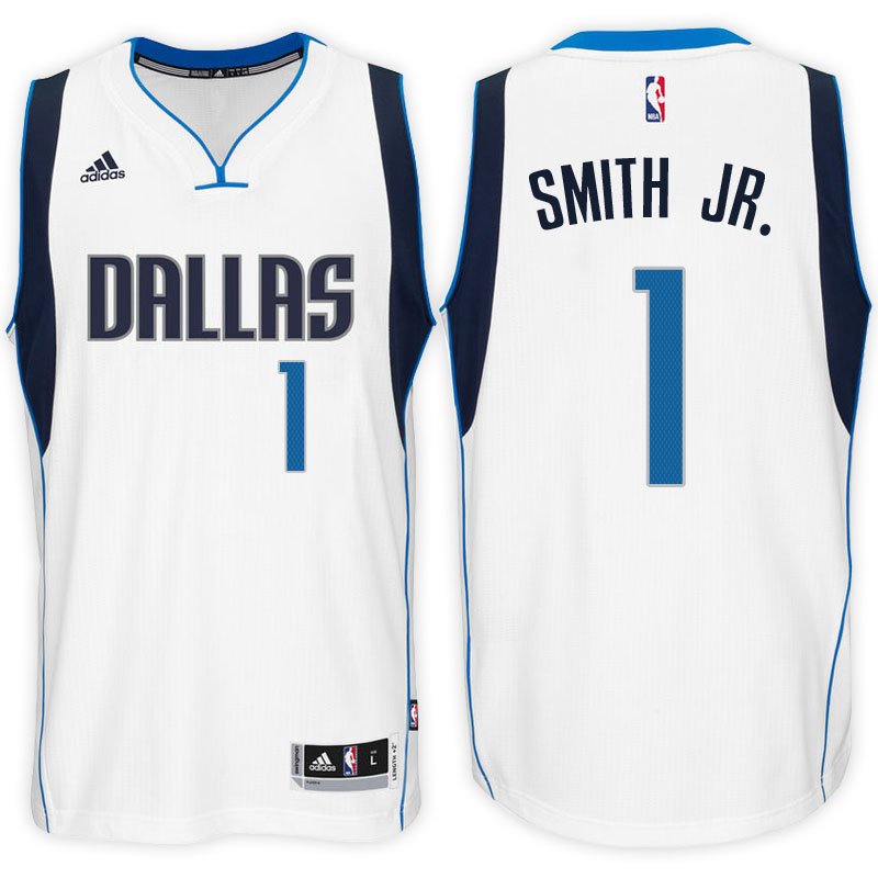 maglia smith jr 1 2017 dallas mavericks bianca