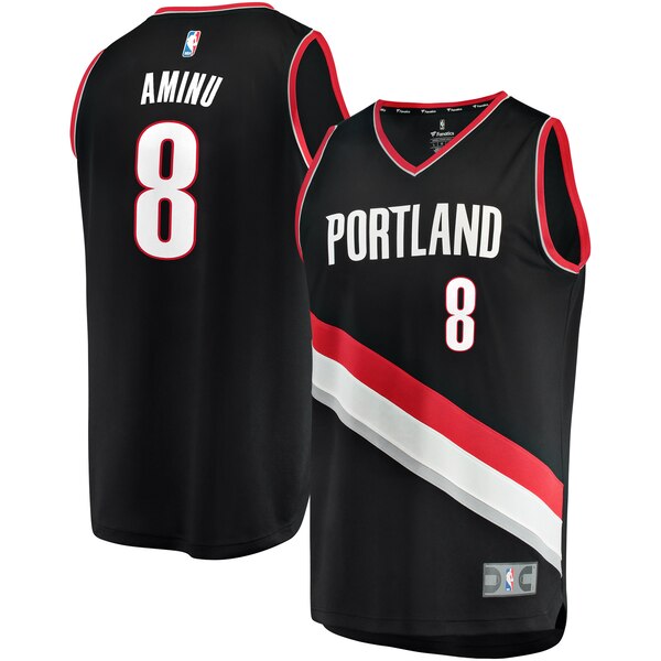 maglia basket Al-Farouq Aminu 8 2019-2020 portland trail blazers nero