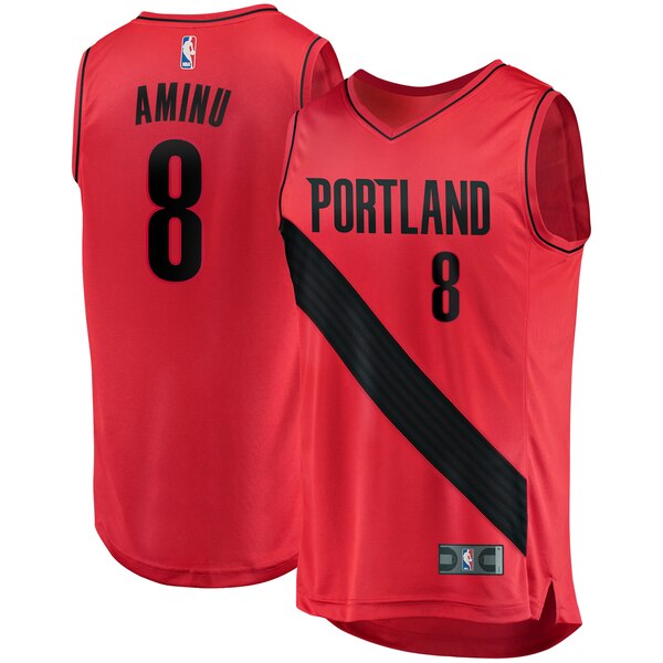 maglia basket Al-Farouq Aminu 8 2019-2020 portland trail blazers rosso