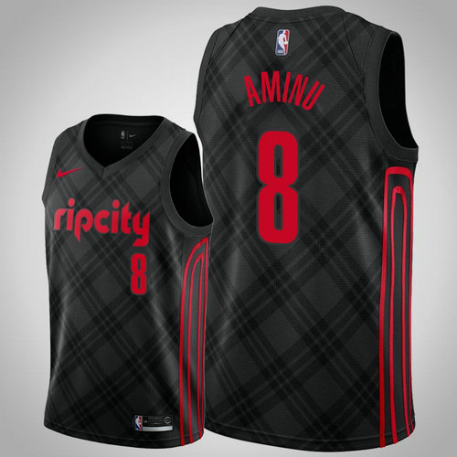 maglia Al Farouq Aminu 8 2018-2019 portland trail blazers nero