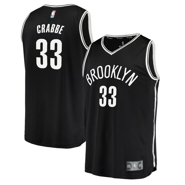 maglia allen crabbe 33 2019-2020 brooklyn nets nero