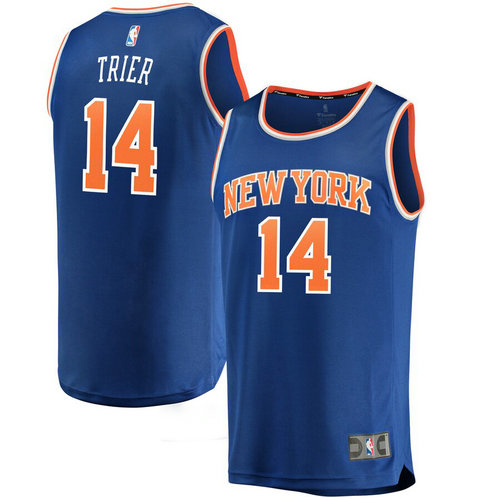 maglie Allonzo Trier 14 2019 new york knicks blu