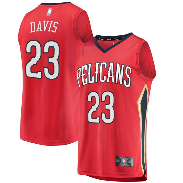 maglia Anthony Davis 23 2019-2020 new orleans pelicans rosso