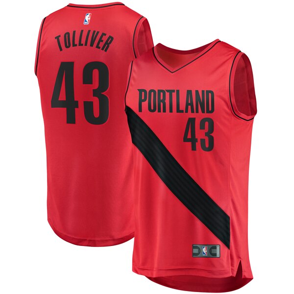 maglia basket Anthony Tolliver 43 2019-2020 portland trail blazers rosso