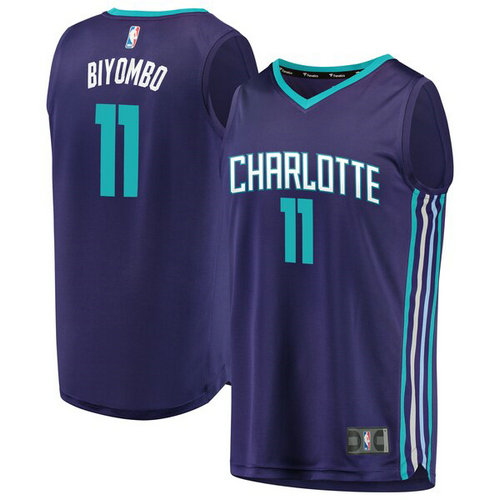 maglia Bismack Biyombo 11 2019 charlotte hornets porpora