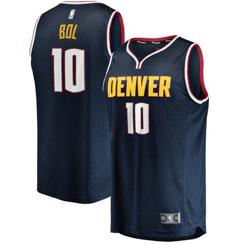 maglia nba Bol Bol 10 2019 denver nuggets Navy