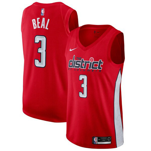 canotta Bradley Beal 3 2019 Washington Wizards rosso