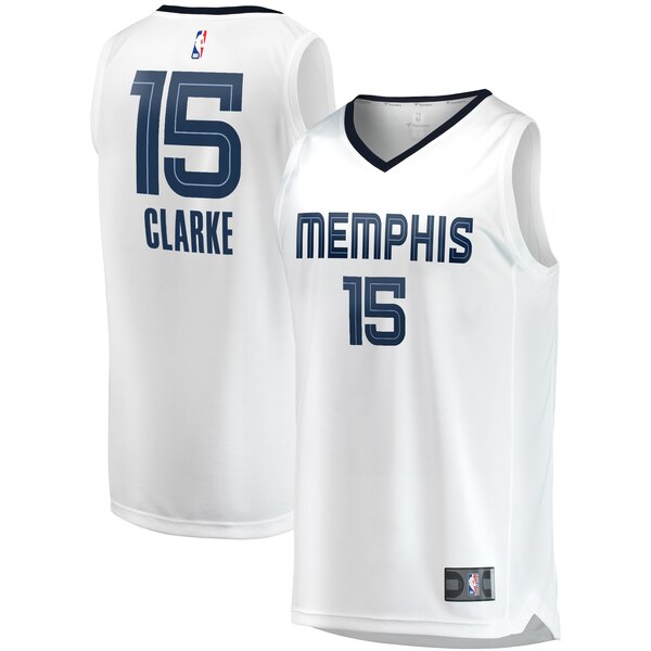 maglia Brandon Clarke 15 2019-2020 memphis grizzlies bianca