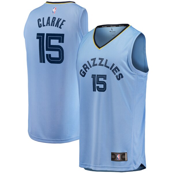 maglia Brandon Clarke 15 2019-2020 memphis grizzlies blu