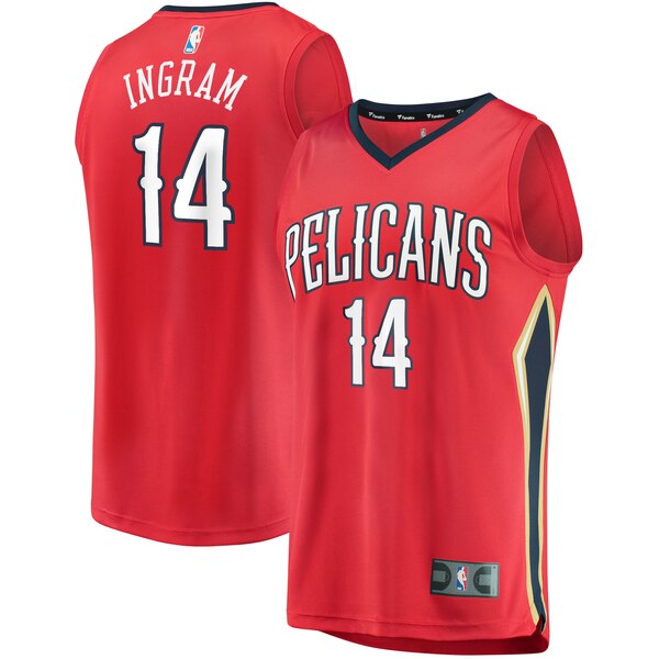 canotta Brandon Ingram 14 new orleans pelicans 2020 rosso