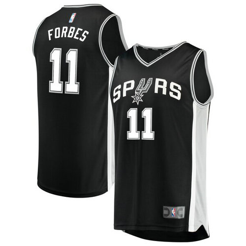 canotta Bryn Forbes 11 2019 San Antonio Spurs nero