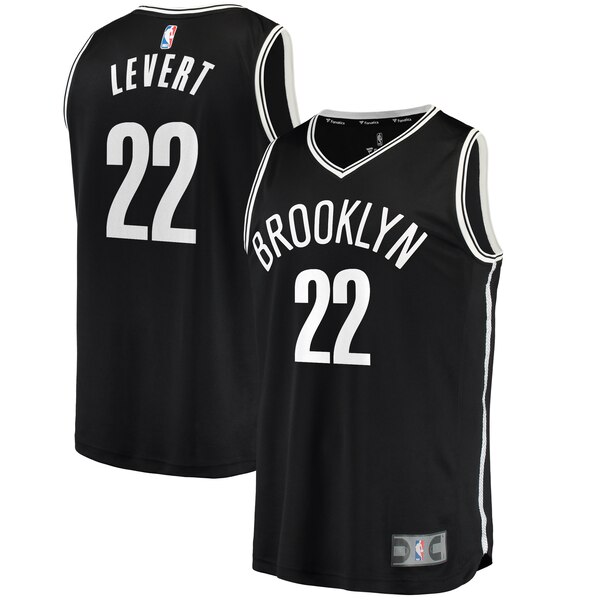 maglia caris levert 22 2019-2020 brooklyn nets nero