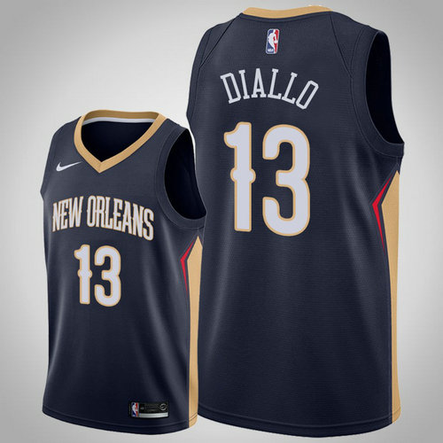 maglia Cheick Diallo 13 2018-2019 new orleans pelicans navy