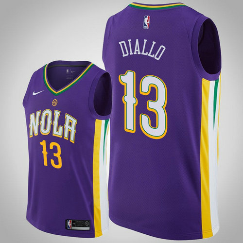 maglia Cheick Diallo 13 2018-2019 new orleans pelicans porpora