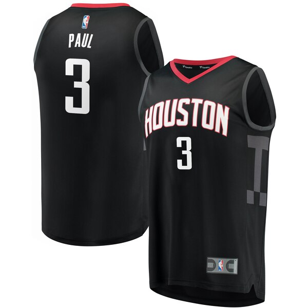 maglia chris paul 3 2020 houston rockets nero