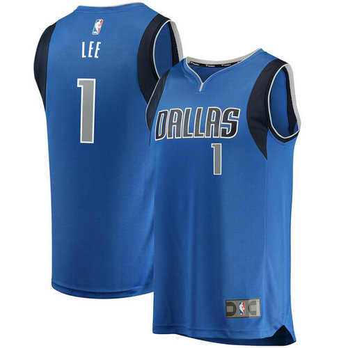 maglia Courtney Lee 1 2019 dallas mavericks blu