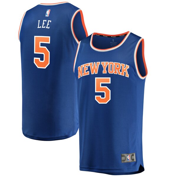 maglia courtney lee 5 2019-2020 new york knicks blu