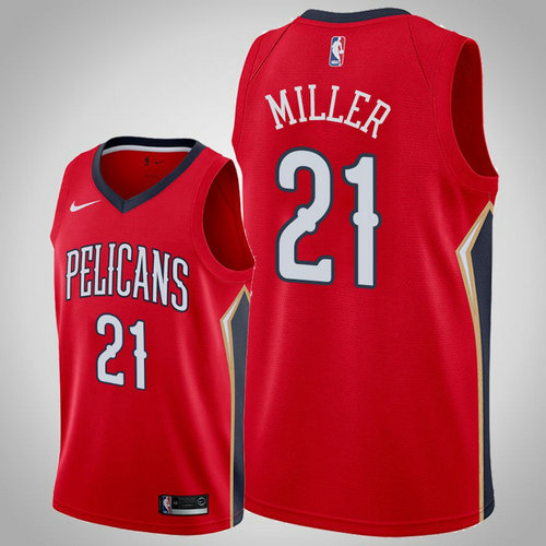 maglia Darius Miller 21 2018-2019 new orleans pelicans rosso