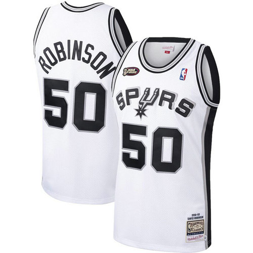 maglia basket David Robinson 30 2019 san antonio spurs bianca