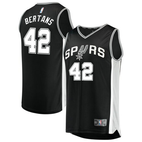 canotta Davis Bertans 42 2019 San Antonio Spurs nero