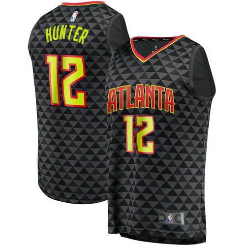 canotta basket De'Andre Hunter 12 2019 atlanta hawks nero