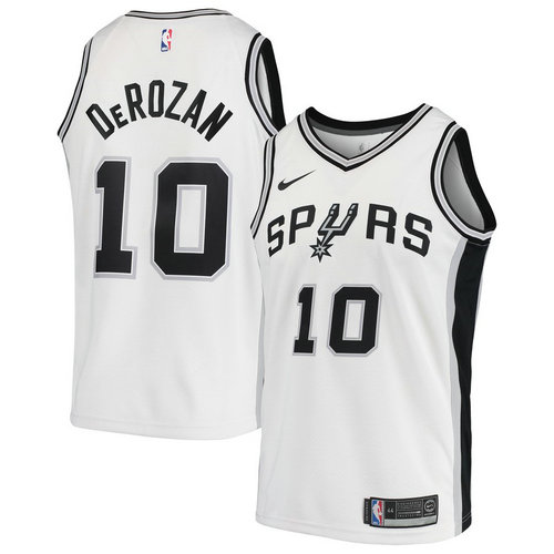 maglia basket DeMar DeRozan 10 2019 san antonio spurs bianca