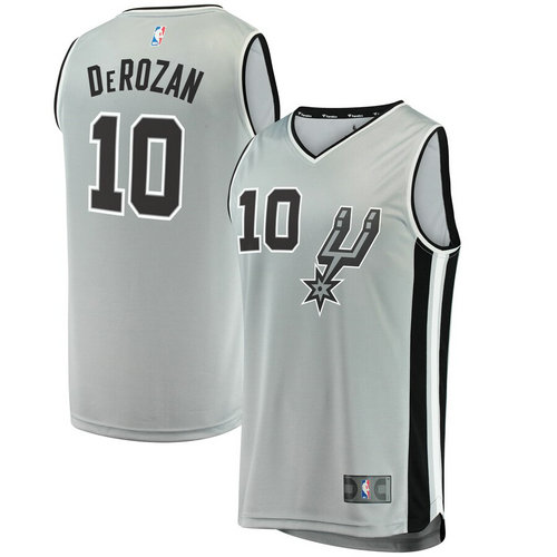 maglia basket DeMar DeRozan 10 2019 san antonio spurs grigio