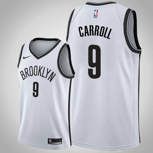 maglia DeMarre Carroll 9 2017-2018 brooklyn nets bianca