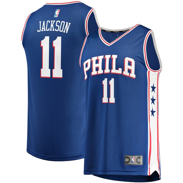 maglia demetrius jackson 11 2020 philadelphia 76ers blu