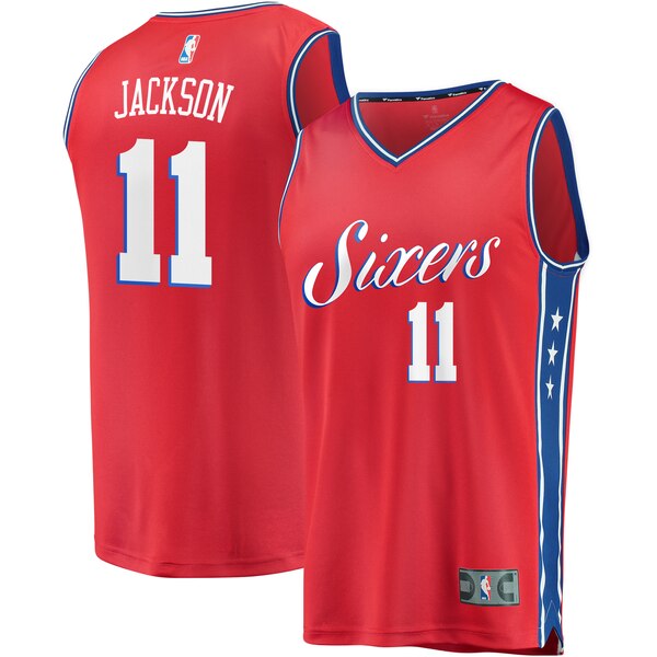 maglia demetrius jackson 11 2020 philadelphia 76ers rosso