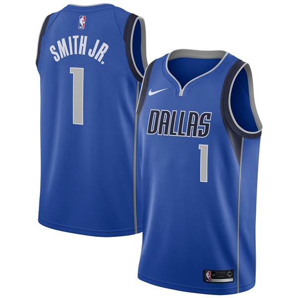 maglia Dennis Smith 1 2019-2020 dallas mavericks blu