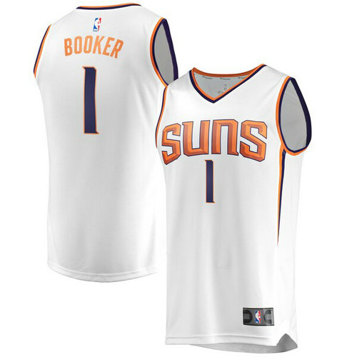 canotta Devin Booker 1 2019 phoenix suns bianca