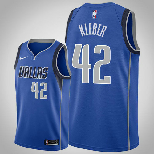 maglia Dorian Maxi Kleber 42 2018-2019 dallas mavericks blu