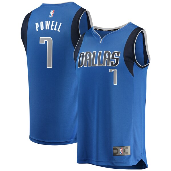 maglia Dwight Powell 7 2019-2020 dallas mavericks blu