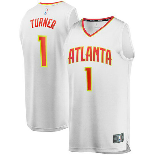 canotta basket Evan Turner 1 atlanta hawks bianca