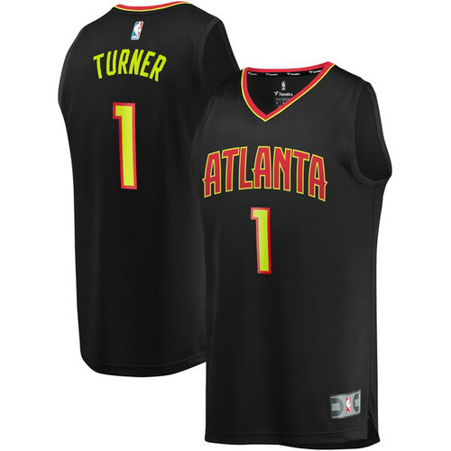 canotta basket Evan Turner 1 atlanta hawks nero