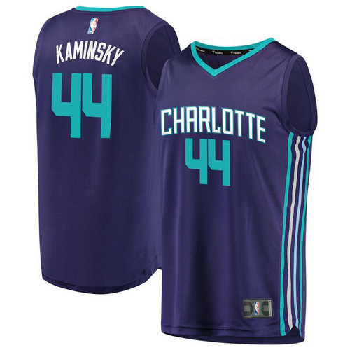 canotta basket Frank Kaminsky 44 2019 charlotte hornets porpora