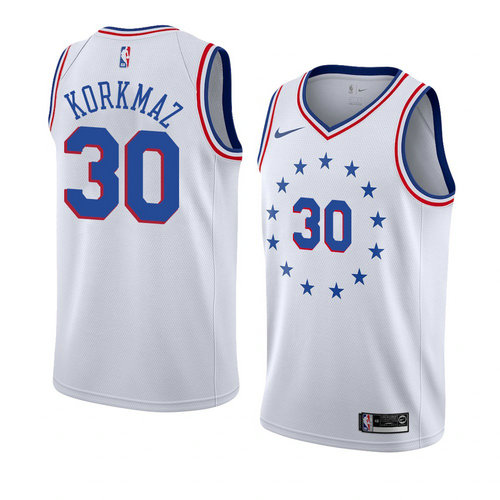 maglia Furkan Korkmaz 30 2019 philadelphia 76ers Bianca