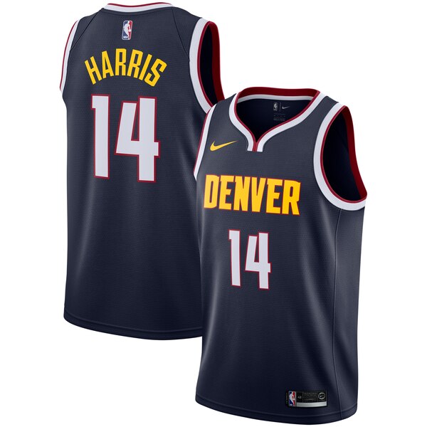 maglia gary harris 14 2020 denver nuggets navy