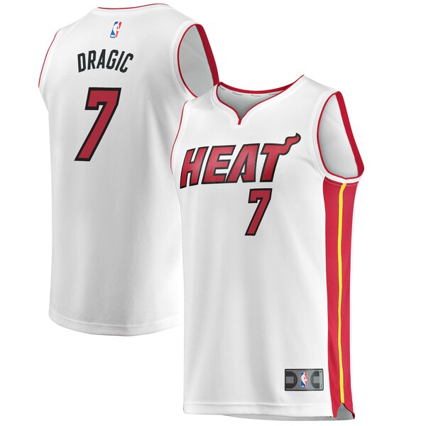 maglia goran dragic 7 2020 miami heat bianca