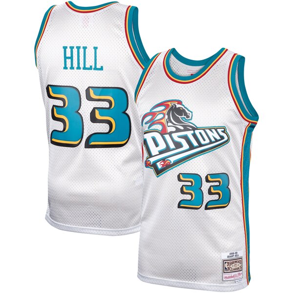 maglia Grant Hill 33 2020 detroit pistons bianca