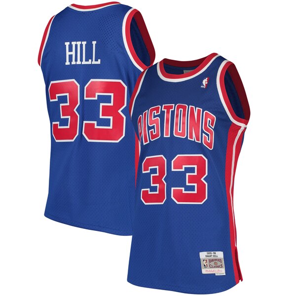 maglia Grant Hill 33 2020 detroit pistons blu